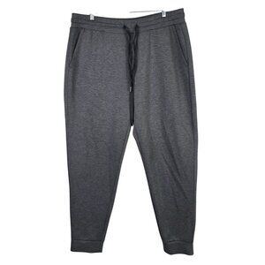 Mens 32 Degrees Gray Joggers Drawstring Elastic Waist Polyester Blend Size XL
